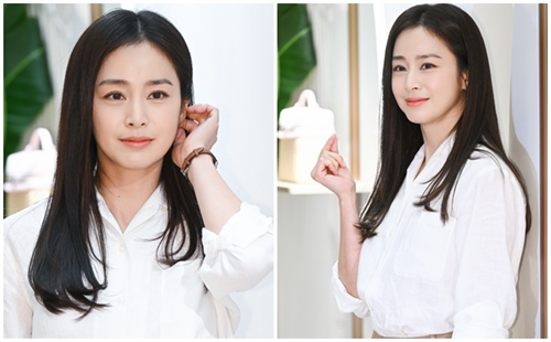 Kim Tae Hee khoe sắc vóc 'gái hai con'